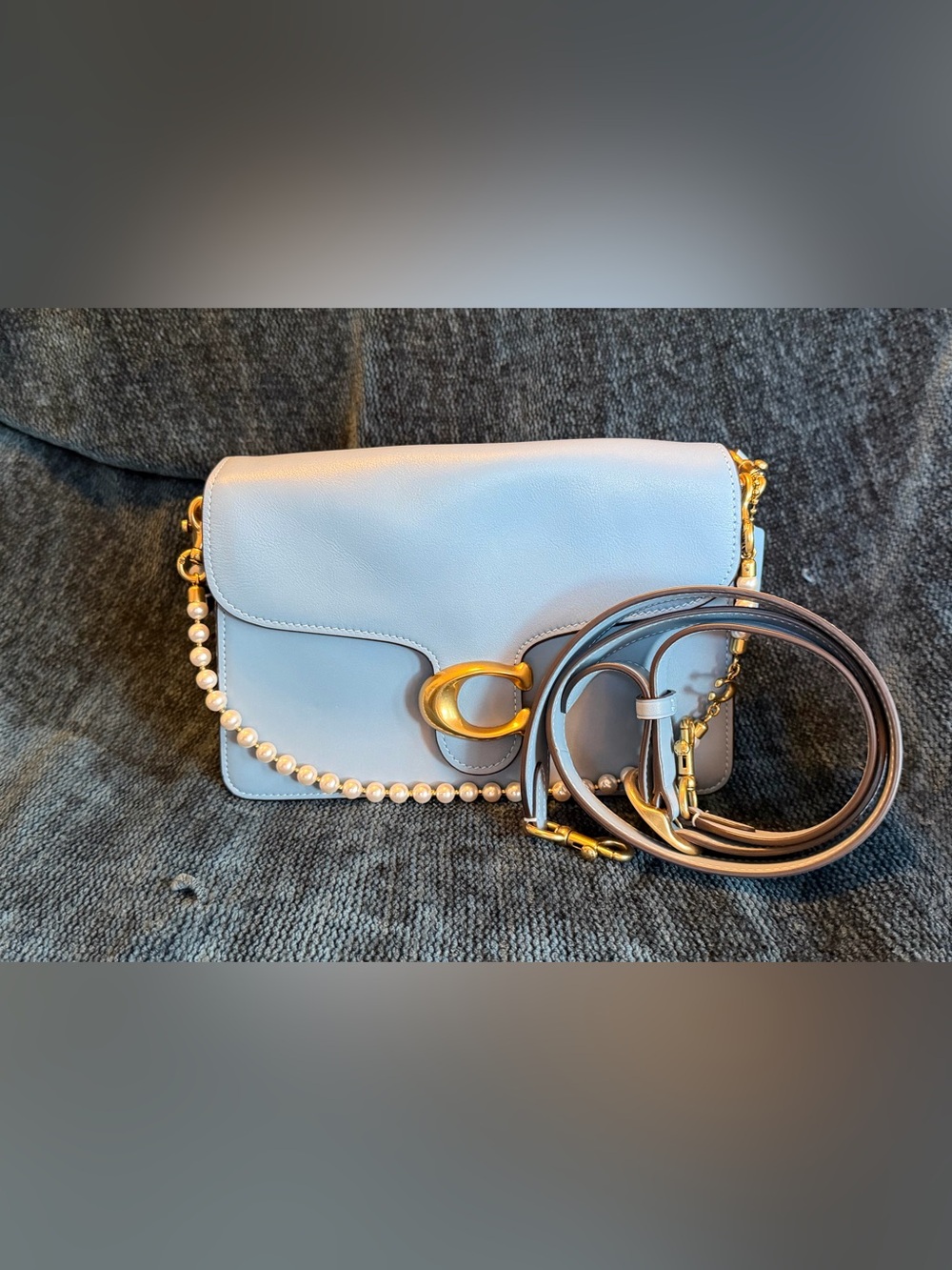 NWOT COACH Chain Tabby Shoulder Bag *Pearl chain not included - Picture 2 of 7
